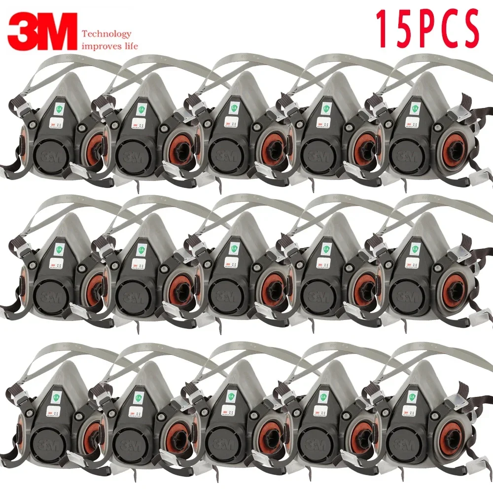 15p 3M 6200 Gas Mask for Spray - đánh giá và giá Dust Mask Construction