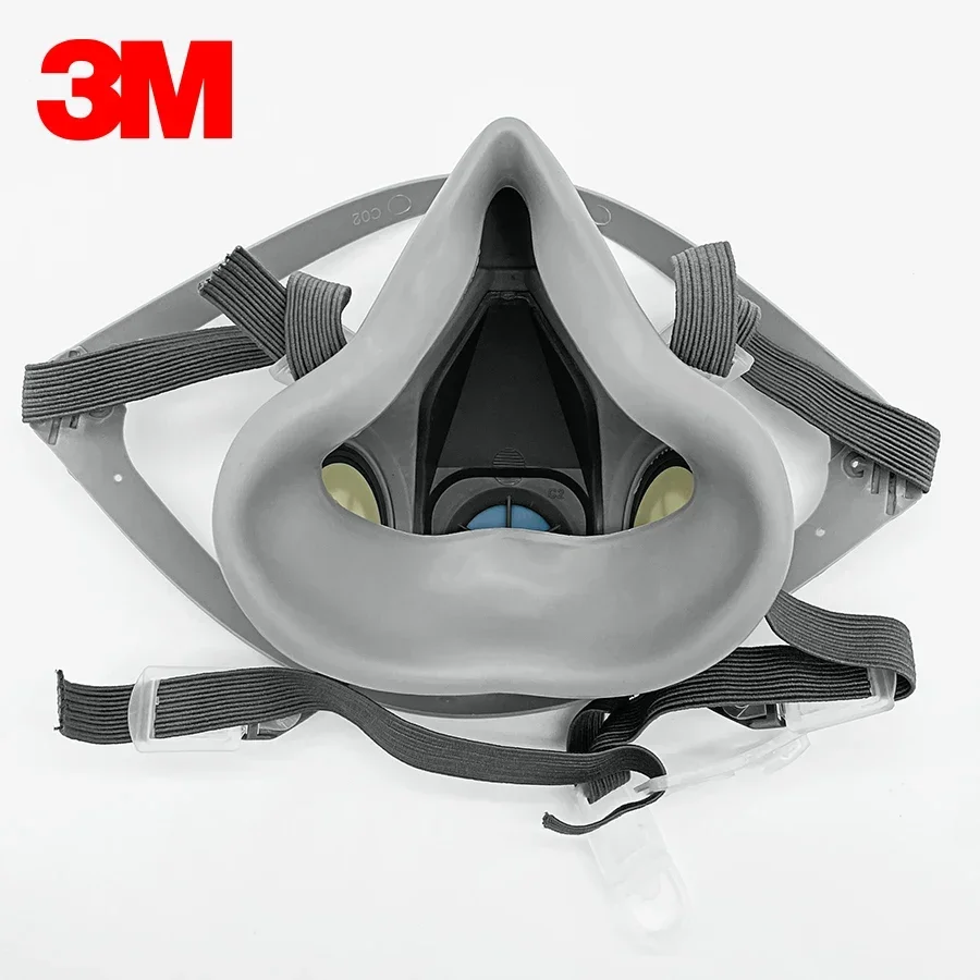 15p 3M 6200 Gas Mask for Spray - đánh giá và giá Dust Mask Construction