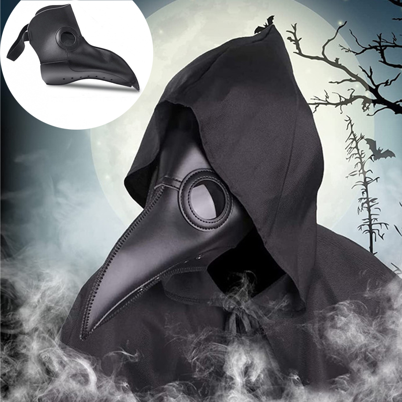 Halloween Black Rubber Plague  - đánh giá và giá Disposable Surgical Mask