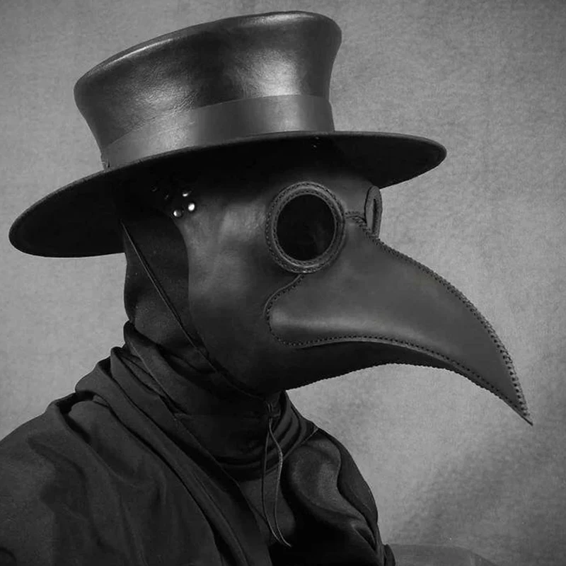 Halloween Black Rubber Plague  - đánh giá và giá Disposable Surgical Mask